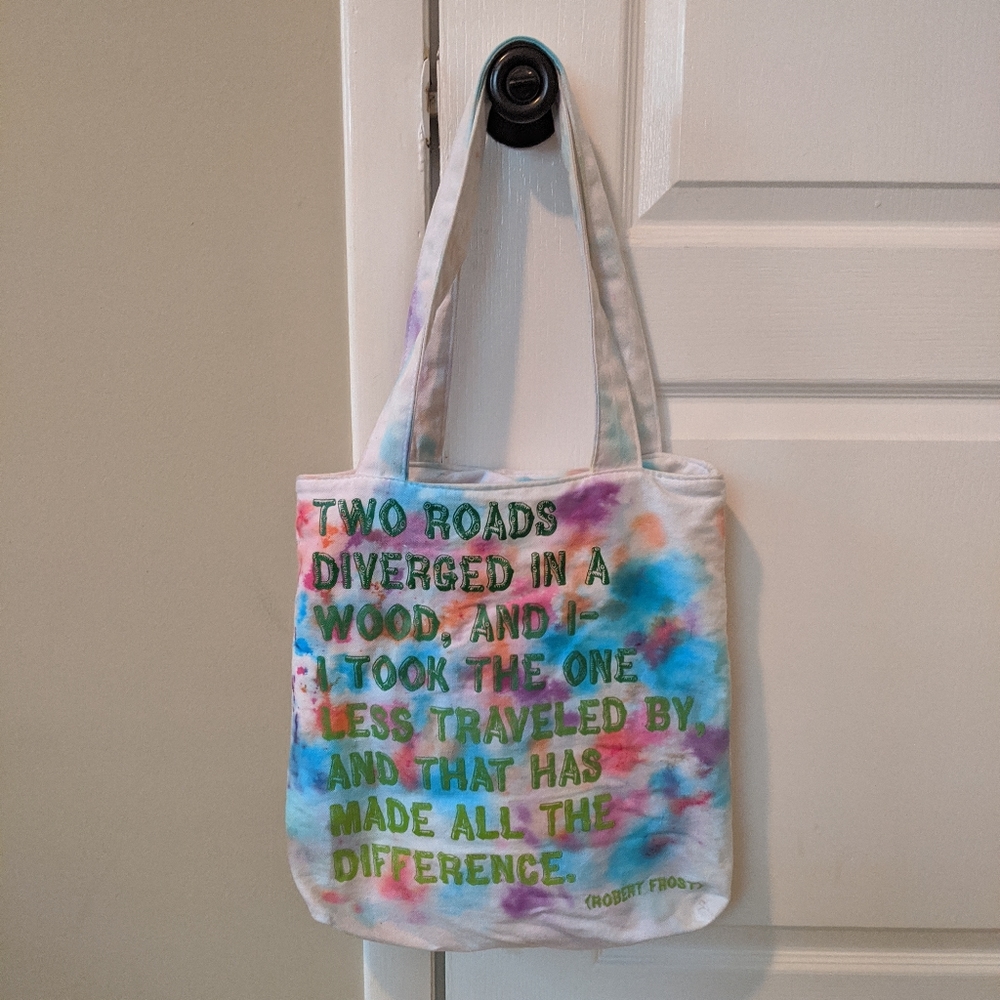 Unique Tie-Dye Cotton Tote